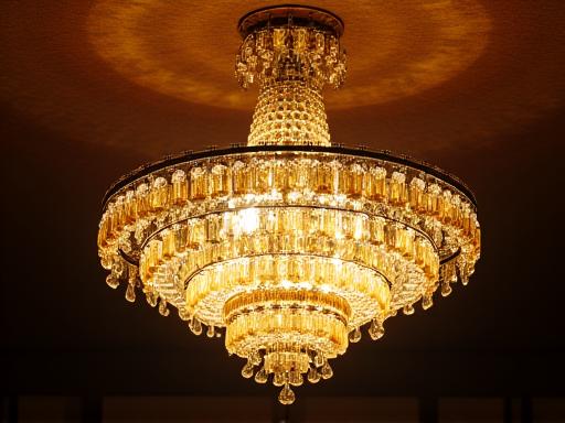 Ornate custom designed chandelier